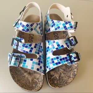 Colorful Mosaic Women's Sandals